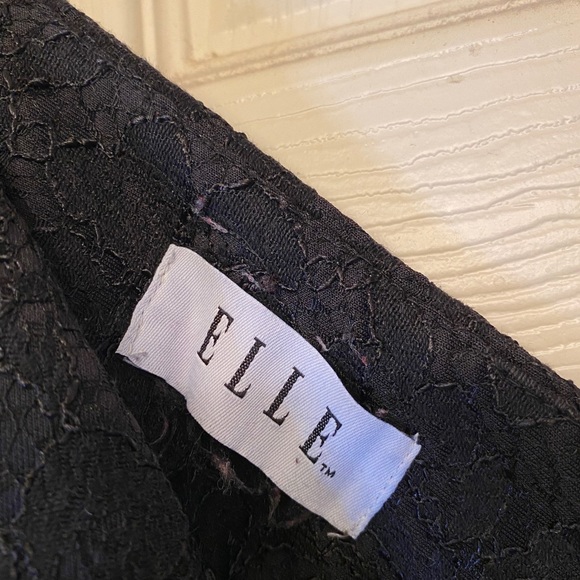 Black Lace Dress Pants - Picture 3 of 5